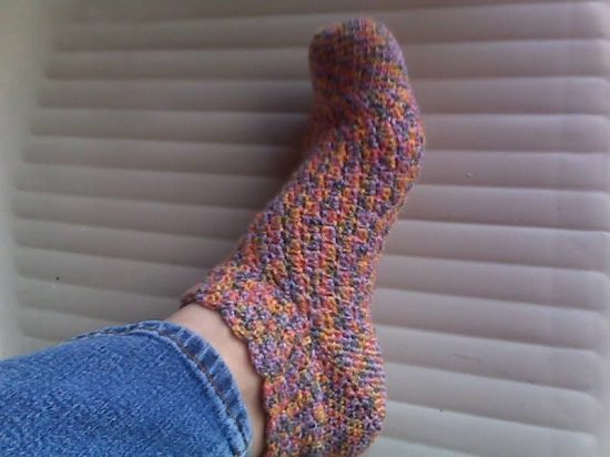 DIY Crochet Socks 9