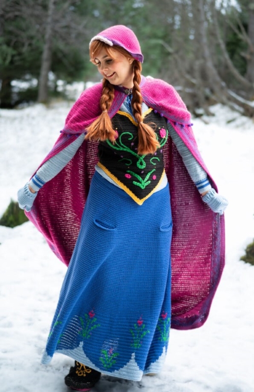 Crochet Hooded Cape Free Patterns 5