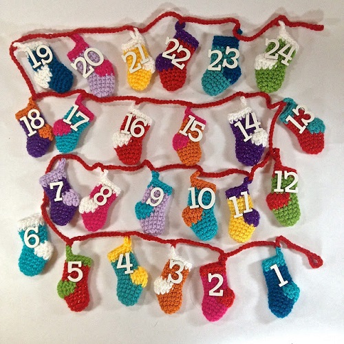 DIY Advent Calendar Crochet Ideas