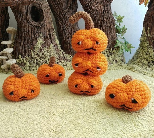 Crochet Pumpkin Home Decor Free Patterns 2