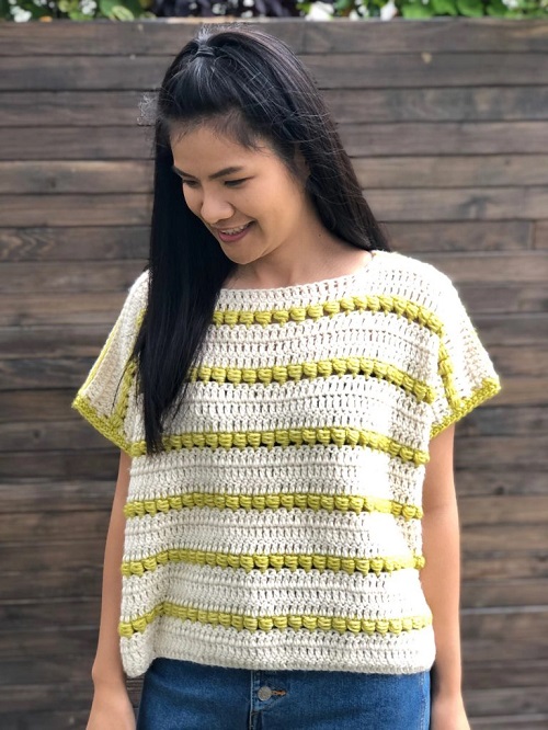 Oversized Crochet Top Free Patterns 3