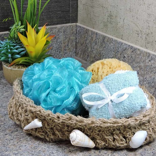Easy and Cute Bathroom Storage Basket Patterns