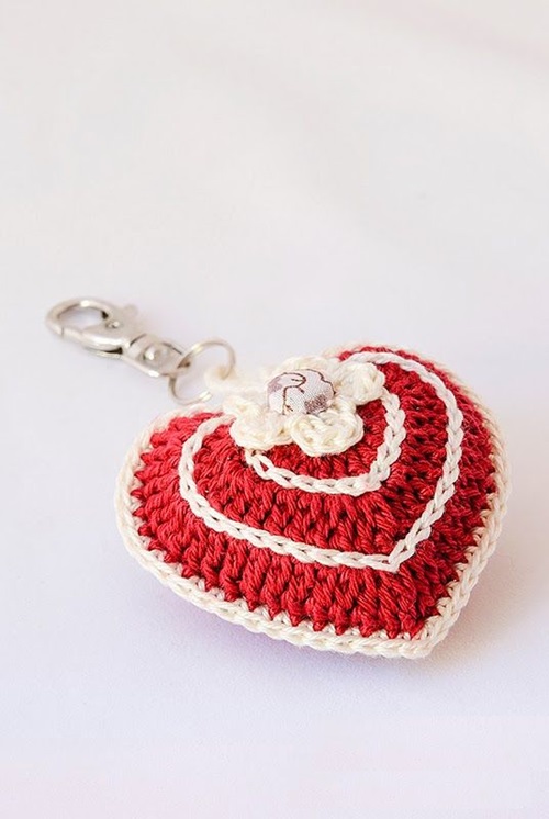 Valentine's Day Crochet Heart With Chart