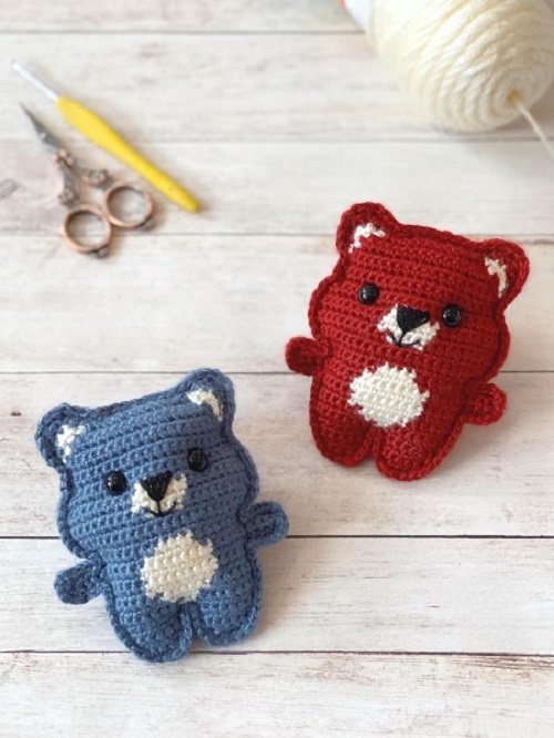 Crochet Cute Pocket Teddies Free Patterns 1