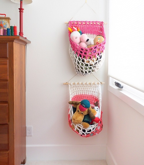 T-Shirt Yarn Hanging Basket Crochet Pattern