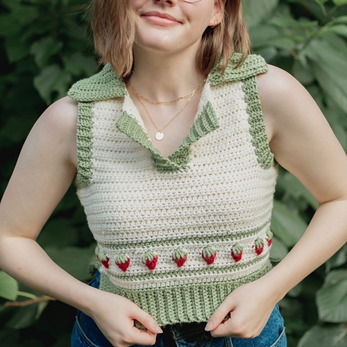 Everyday Crochet Sweater Vest Top
