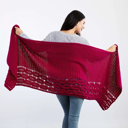 Crochet Rectangle Shawl Free Patterns 1