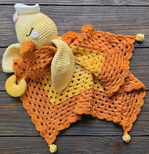 Sleepy Duck Lovey Blanket