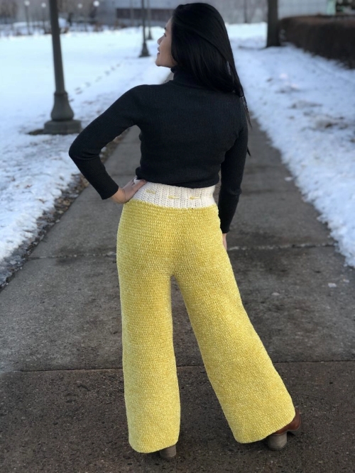 Velvet Crocheted Pants Pattern