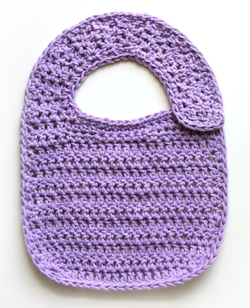Classic Baby Bib Free Crochet Pattern