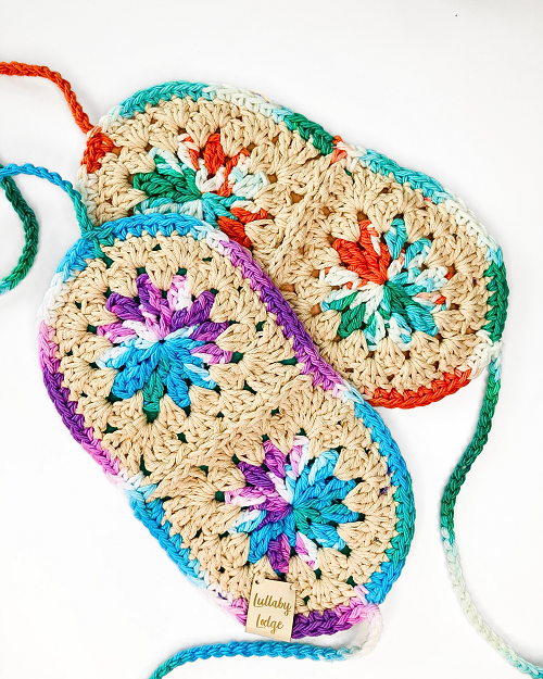 DIY Crochet Eye Mask Free Pattern