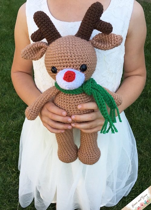 Crochet Reindeers Free Patterns 1