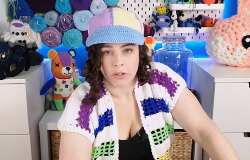 Multicolor Baseball Cap Crochet Pattern