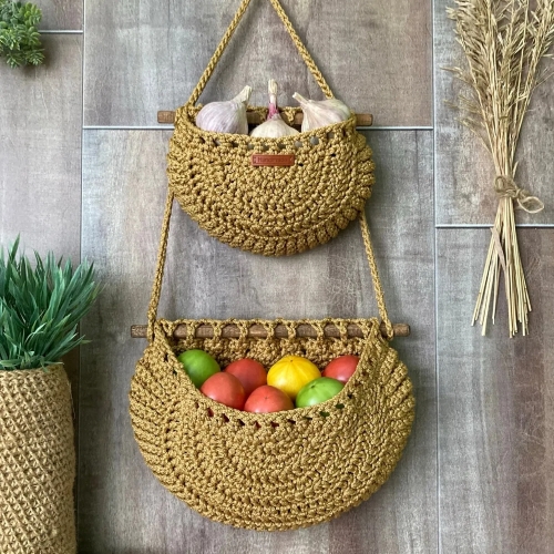 Crochet Kitchen Basket Free Patterns 2