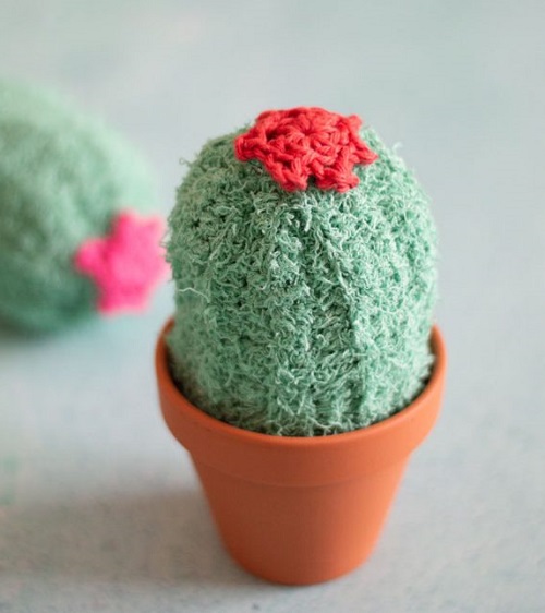 Crochet Cactus Free Pattern 9