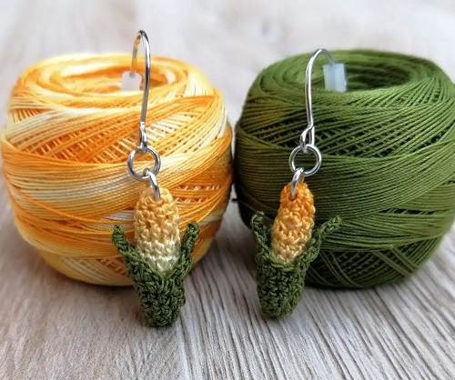 DIY Fall Earrings Crochet Patterns Ideas