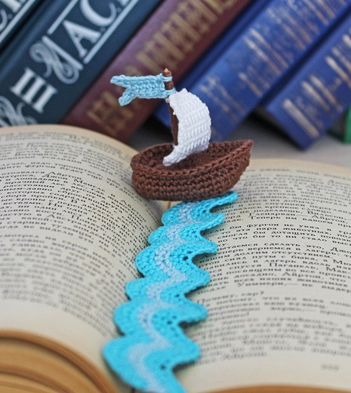 mini ship crocheted pattern