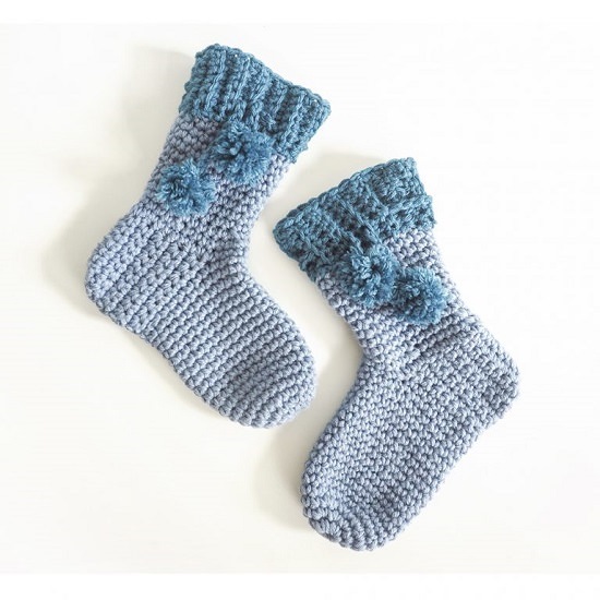 DIY Crochet Socks 19