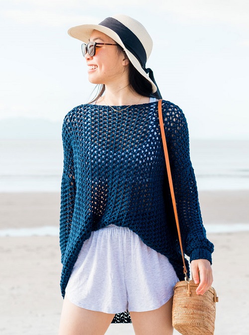Beautiful Crochet Cover Up Dress