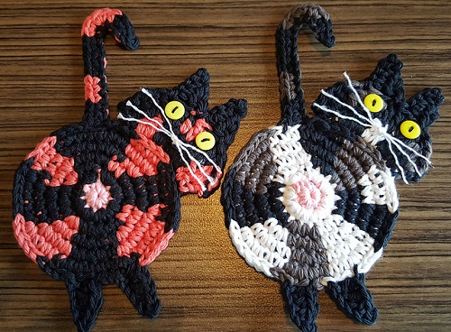 Peeking Cat Butt Coaster