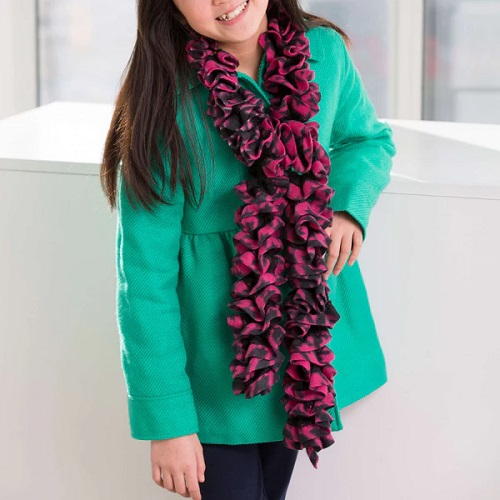 Easy and Cute Kids Scarf Crochet Patterns 2