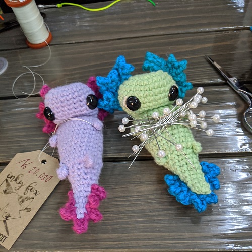 Azka the Axolotl Pin Cushion