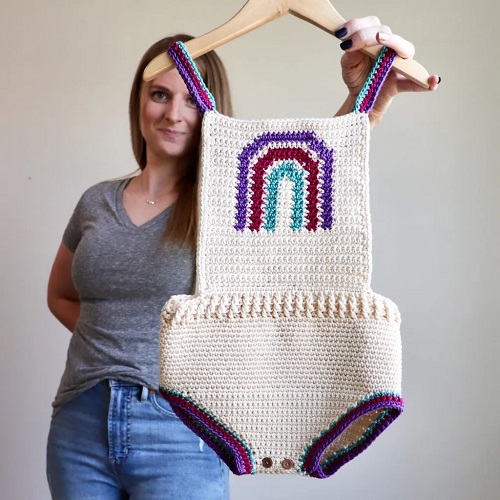 Boho Rainbow Romper Crochet Pattern