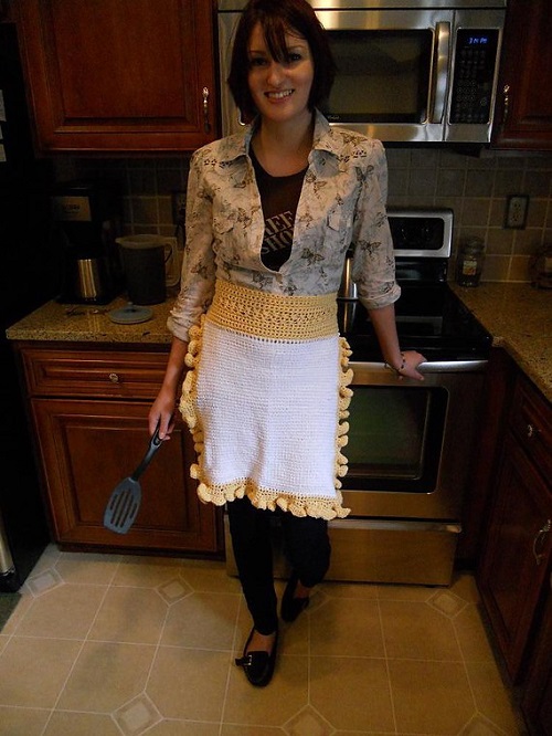 Stunning Crochet Apron Ideas 3