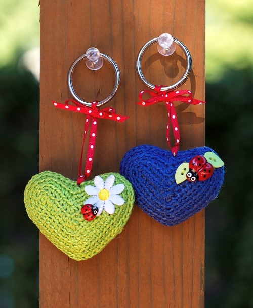 Be Mine Crochet Keychain