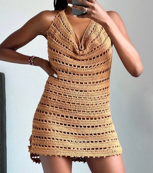 Halter Dress Free Crochet Patterns 1