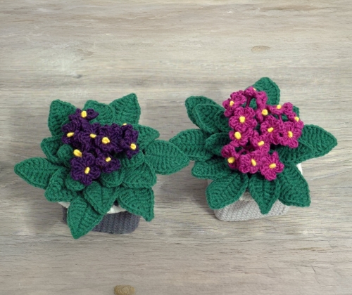 Crochet African Violet Free Patterns 4