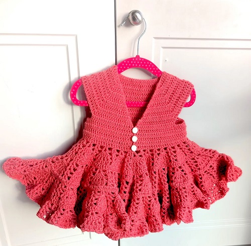 papaya punch party dress