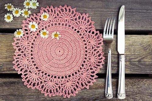 Easy and Cute Doily Placemat Crochet Patterns 2