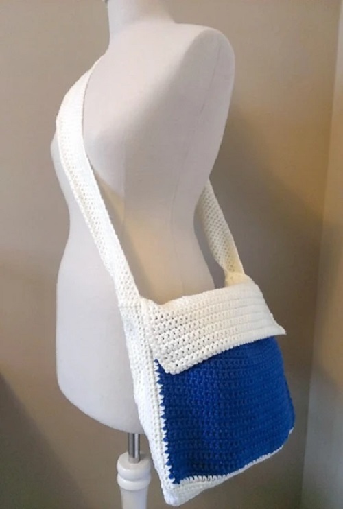Crochet Messenger Bag Free Patterns 3