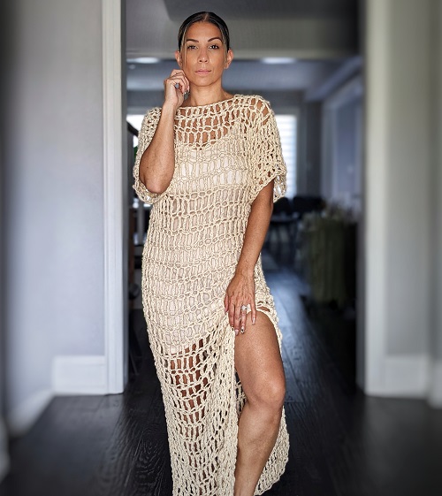 Crochet Cover Up Dress Free Patterns 4