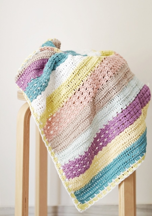 Multicolor Baby Stroller Blanket