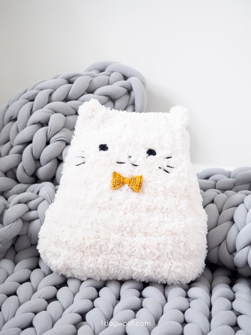Cat Pillow Free Crochet Patterns 3