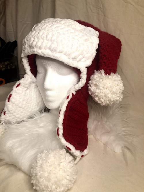 Santa Trapper Hat