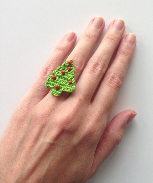 Stunning Crochet Ring