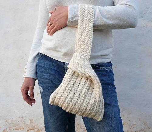 Easy and Cute Crochet Japanese Knot Bag 3