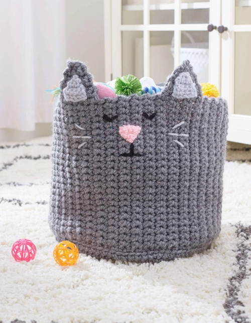 Kitty Toy Basket