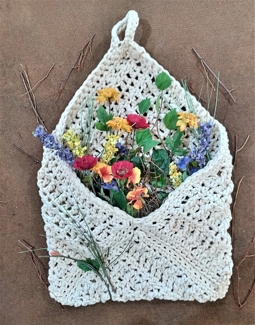 Flower Wall Basket