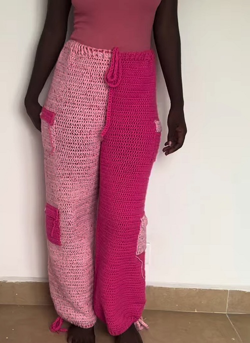 TRENDY CARGO PANTS CROCHET TUTORIAL