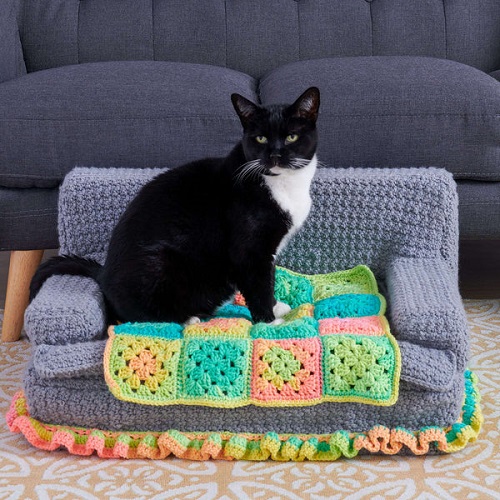 Crochet Cat Couch Patterns 3