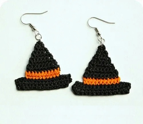 Witch-Hat-Earrings