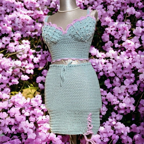 Mermaid Crochet bralette Top