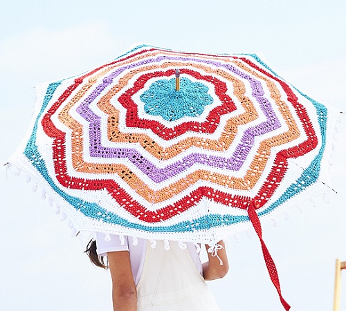 Crochet Parasol Free Patterns 1