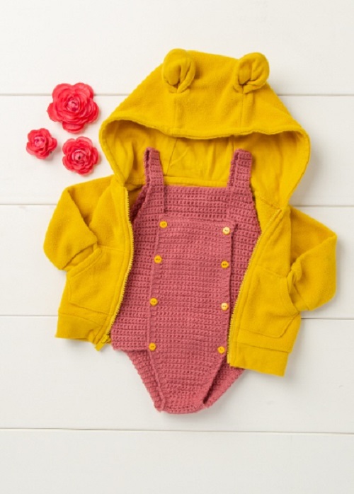 Crochet Rosy Romper