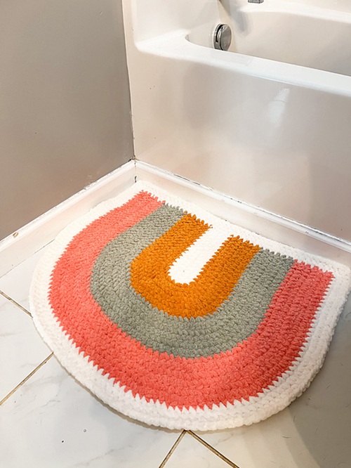 Easy Crochet Bath Rug