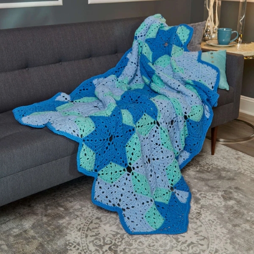 Crochet Star Throw Blanket Free Pattern